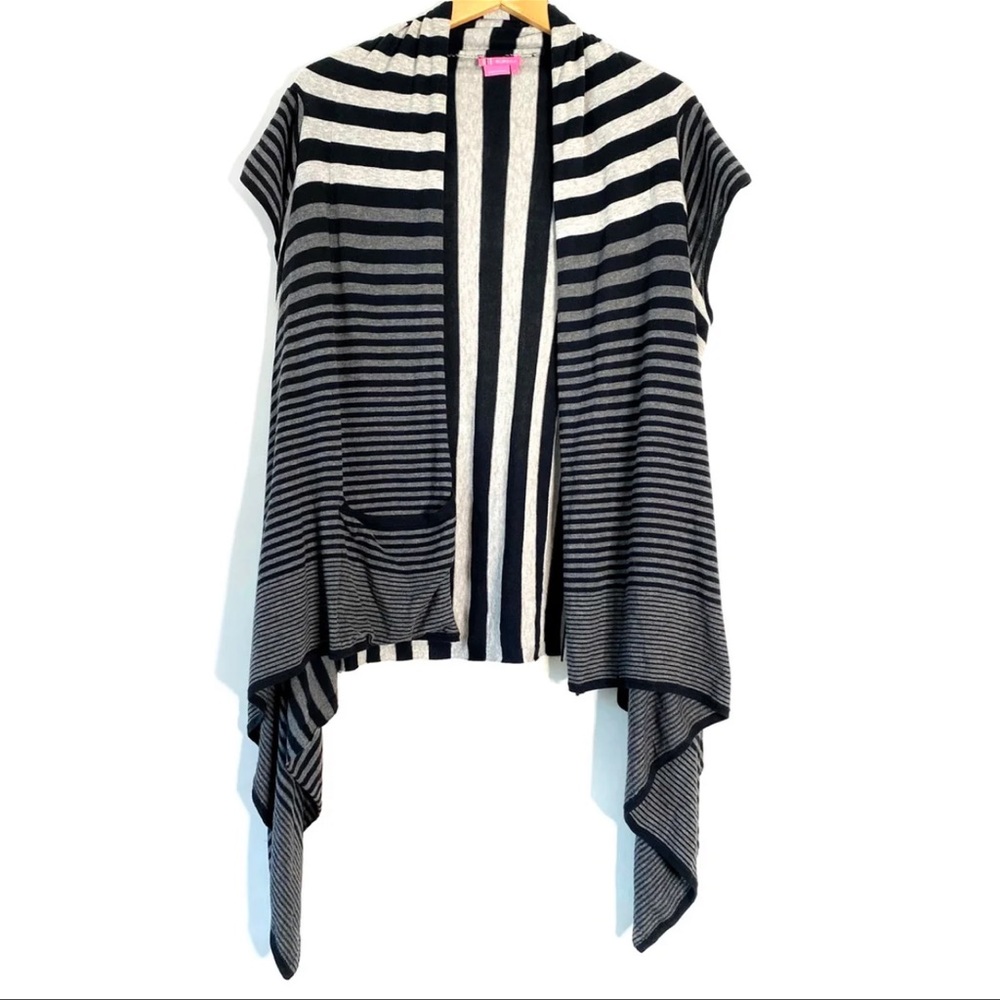 BCBG open cotton cardigan